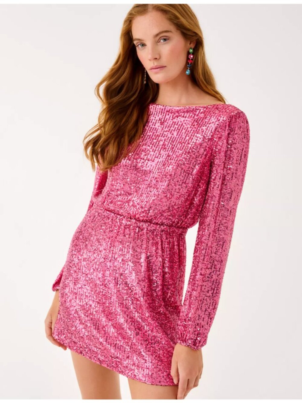 Lilly Pulitzer Jan Sequin Skirted Romper Size Small NWT